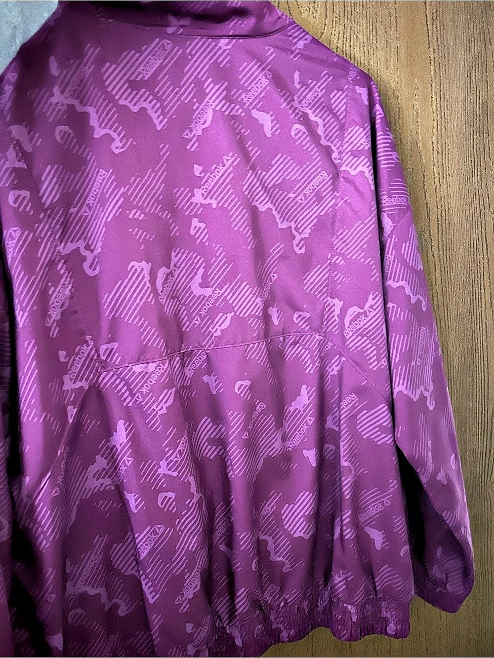 Reebok Women's Camo Jacket Purple XXL - Picture 2 of 3